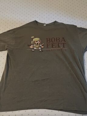 Boba Fett Graphic Tee - Olive Green Men’s Shirt